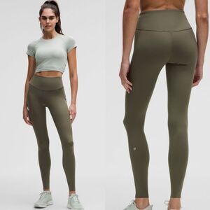 NEW Lululemon Base Pace High-Rise Running Tight 25"
Army Green